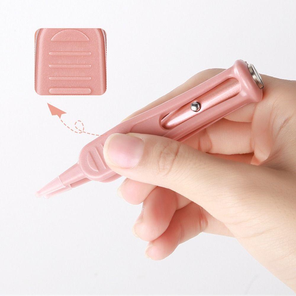 Plastic Nose Safe Tweezers LED Light Cleaning Tweezer Body Care Baby Dig Booger Clips