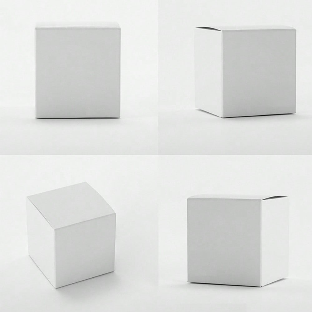20 шт 12*12*12 см, простые белые подарочные коробки для кружек, утолщенные складные коробки для упаковки мелких предметов, идеально подходят для дня рождения