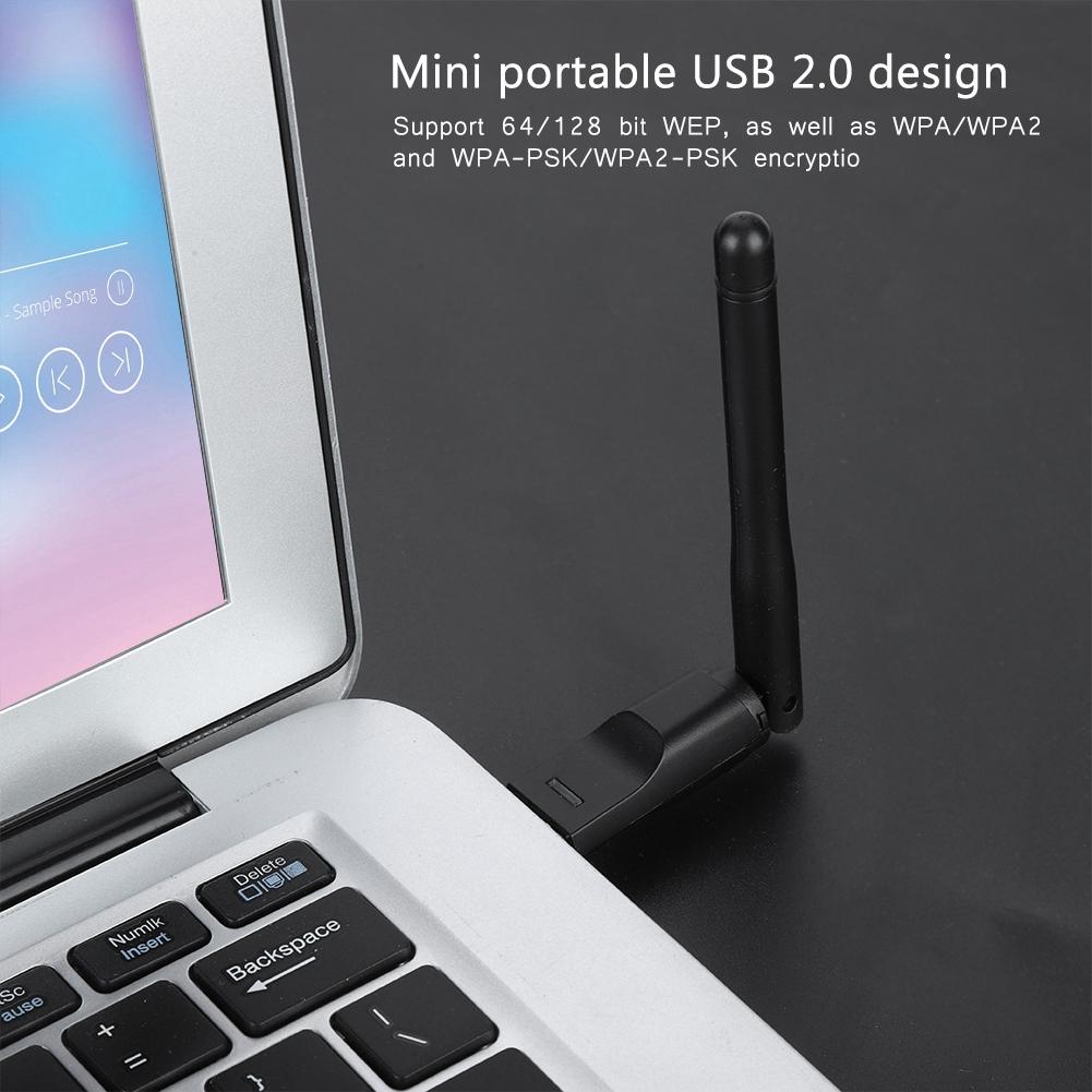Высокоскоростной USB Wifi адаптер USB2.0 WiFi приемник 300 Мбит/с сетевая карта