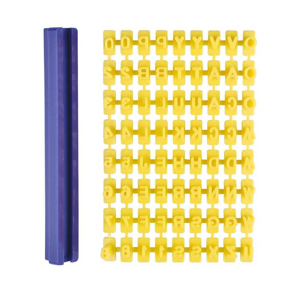 Ceramic Art Alphabet Number Letter Polymer Clay Presser Stamp Embosser Mold Sealing Diy Embossing Pottery Clay Tools