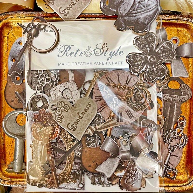 30pcs Retro Aesthetic Scrapbook Paper Decoupage Paper Pad For DIY Crafts Journaling Scrapbook Supplies Gift Wrapping Album Art Decorative Craft Paper