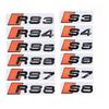 Plastic Modified Accessories Car Letter Emblem Stickers for Audi RS7 RS8 S3 RS3 RS4 RS5 RS6 S4 S5 S6 S7 S8 Logo Rear Trunk Badge
