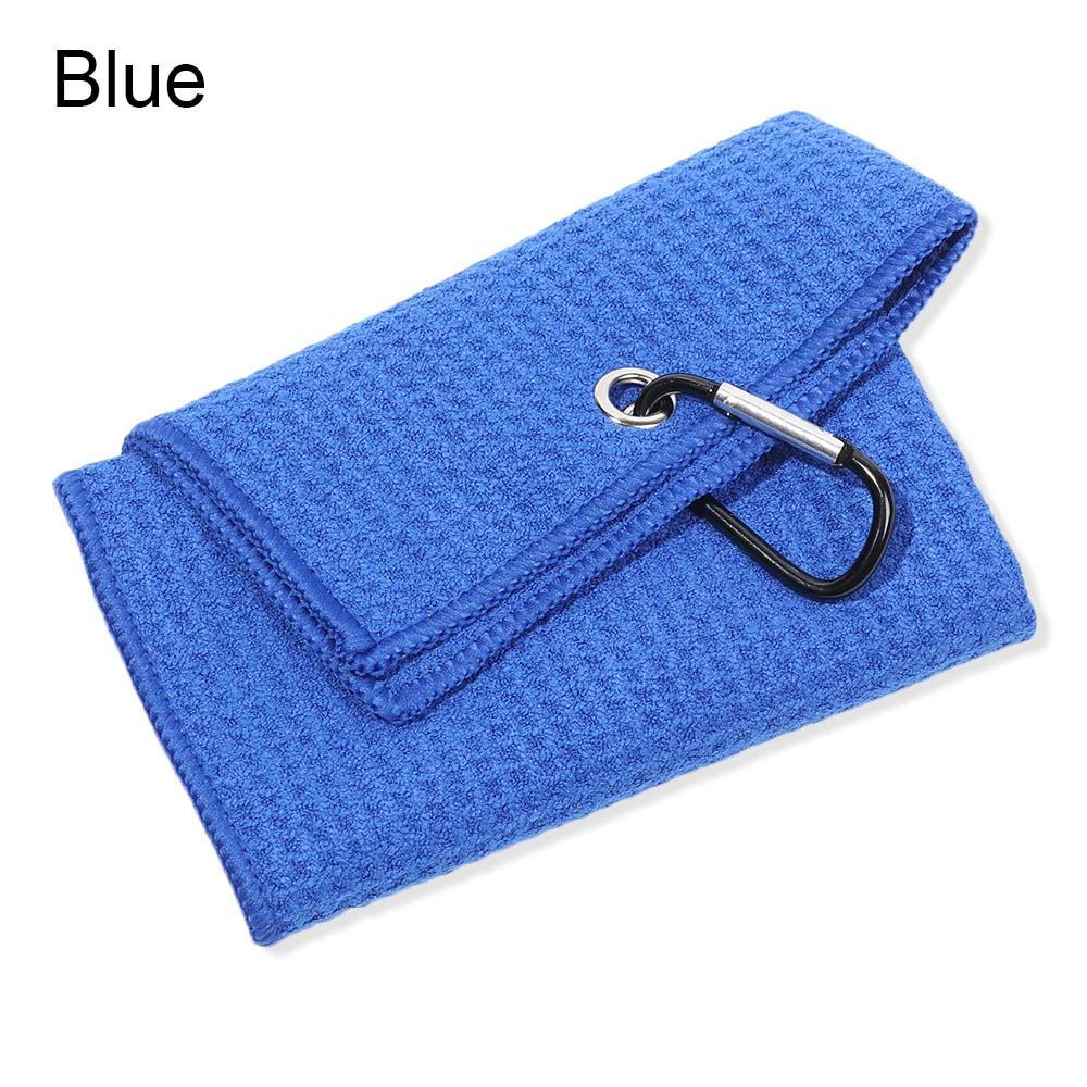 Microfiber Cotton Golf Towel With Carabiner Hook Cleans Clubs Golf Towel Balls Hands Cleaning Towels 30*50cm