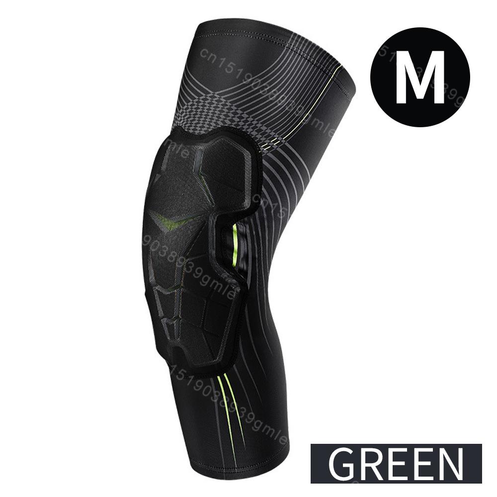 1 шт. утолщенная защита спортивные наколенники мужские эластичные наколенники поддержка фитнес снаряжение баскетбольный бандаж протектор мужские нескользящие накладки