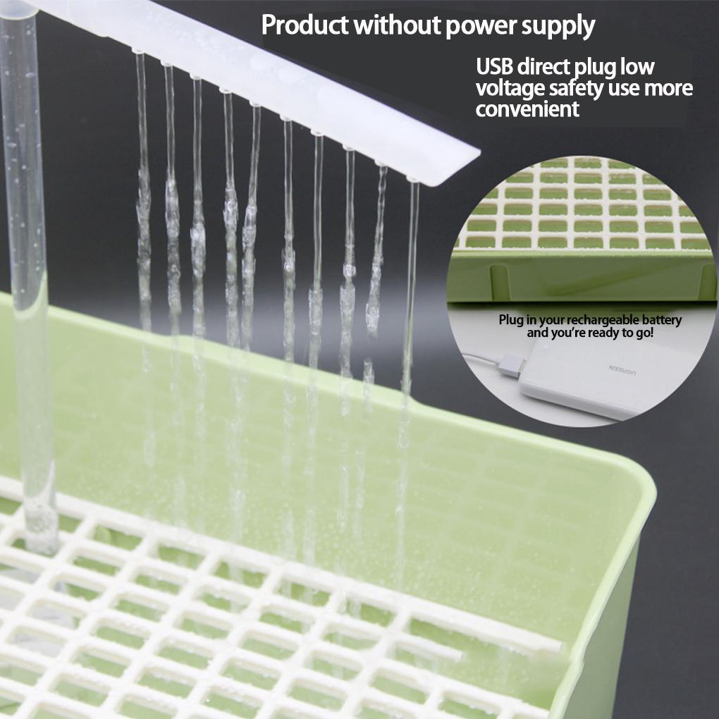 Автоматическая ванна для попугая Автоматический душ для купания птиц Многофункциональный инструмент для купания для пионов Средних попугаев Волнистых попугайчиков Попугаев-монахов