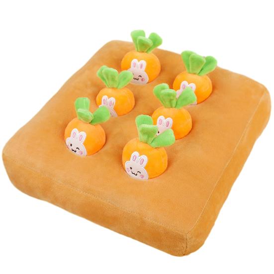 Плюшевая игрушка с редисом, морковью, клубникой, ананасом, нечеткая мягкая ПП, хлопковая набивка, маленькое животное, домашнее животное, кролик, добыча пищи, образовательная