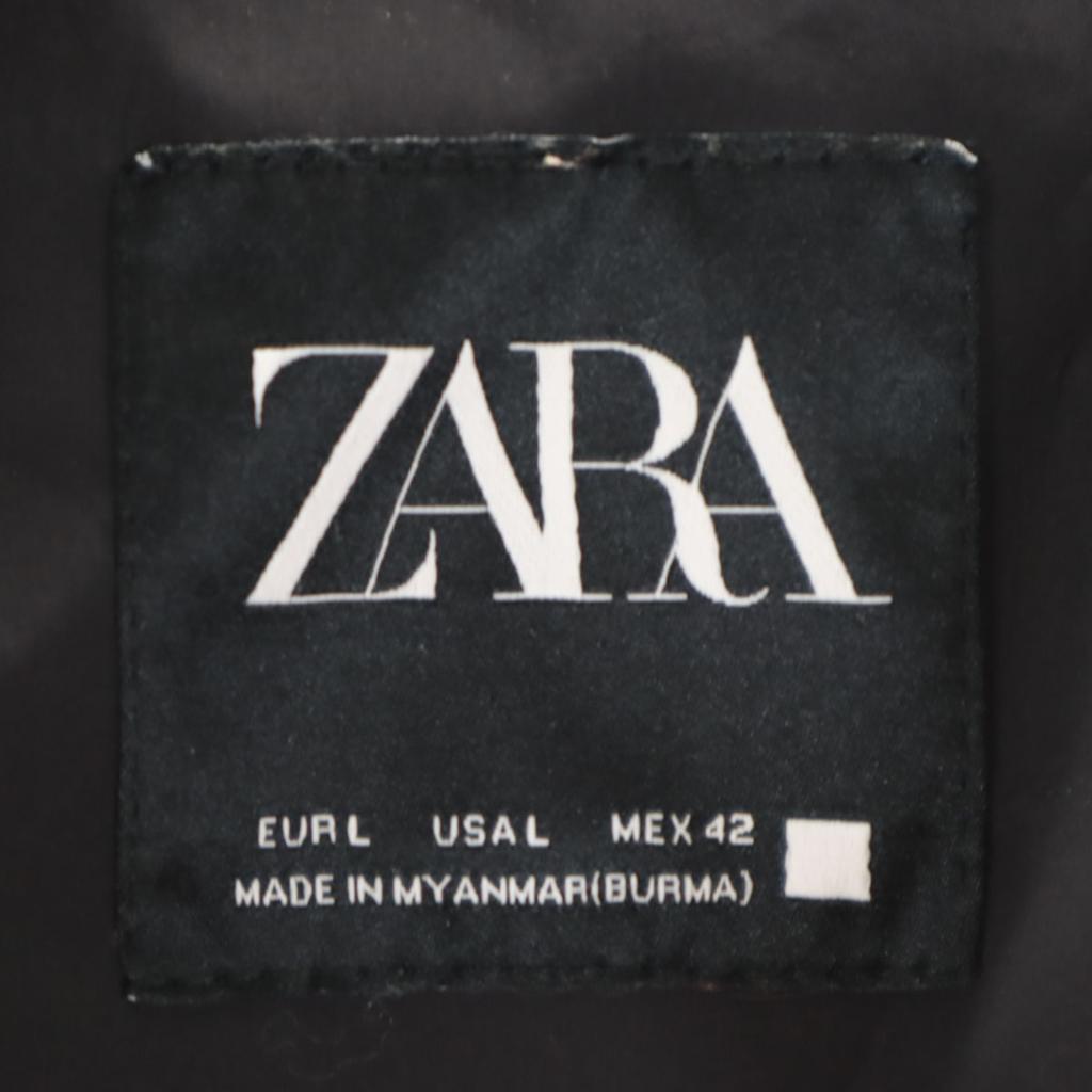 Zara Пальто L черное Мужское Б/У