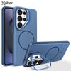Новый Матовый Магнитный Чехол Для Magsafe Для Samsung Galaxy S26 Ultra S25 S24 S23 Ultra Plus S25FE S24FE S25Edge С Подставкой