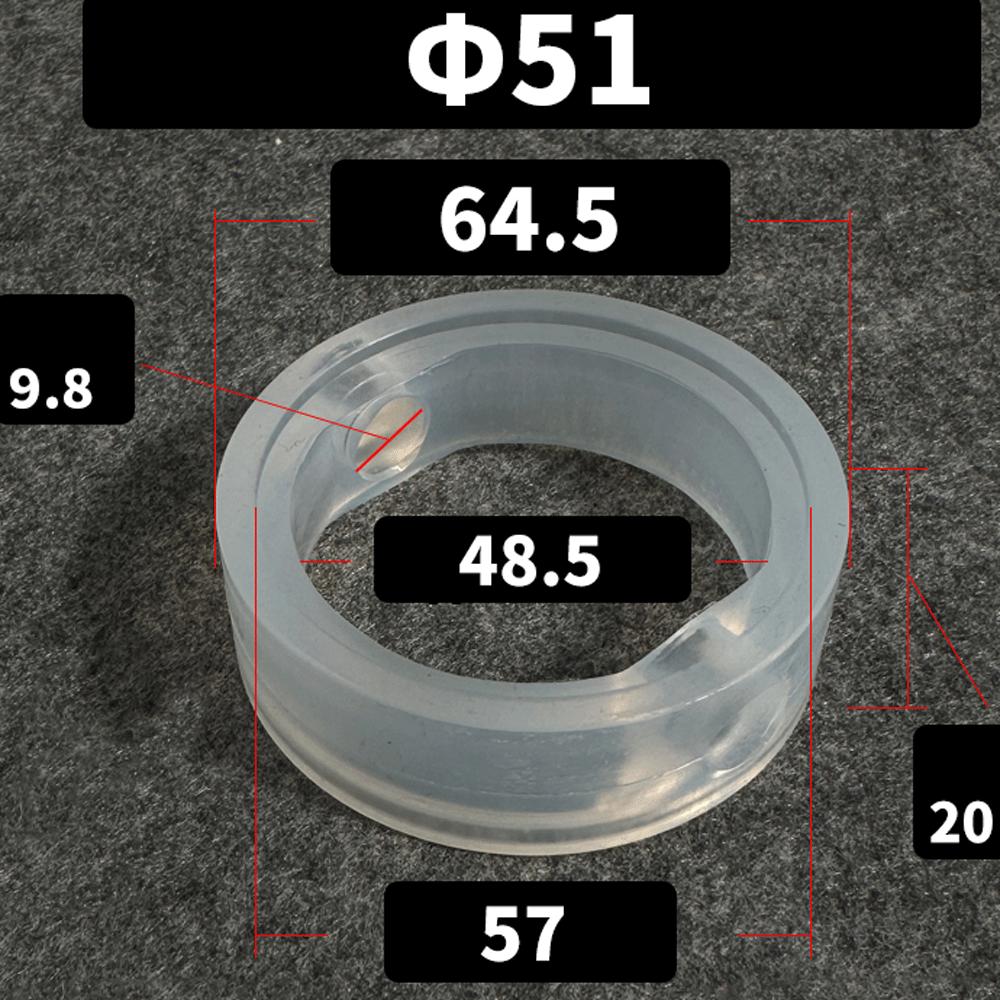38 51 63 76 102 мм EPDM VMQ Санитарная уплотнительная прокладка Замена для 1,5" 2" 2,5" 3" 4" Tri Clamp Бабочковый клапан Домашнее пивоварение
