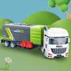 Sanitation City Sanitation Truck Toy Realistic Garbage Truck Recycling Trucks Water Tanker Inertial Forward Vehicle Toy No Battery Mini Inertia