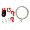 Rescue Equipment Three Piece Set RC Steel Rope   Pulley   Lock Sleeve for RC Model Car Climbing Vehicle