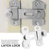 Stainless Steel Latch Lock for Window Cabinet Pet Cage Sliding Door Accessorries