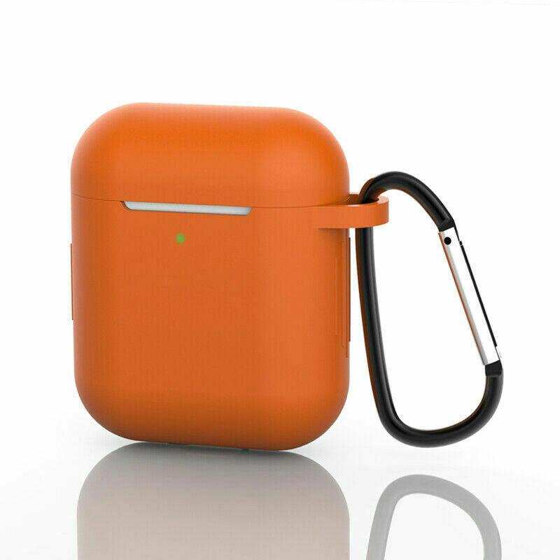 Силиконовый чехол для наушников для Airpods 1/2 поколения, универсальный чехол с крючком и защитой от падения, чехол для наушников
