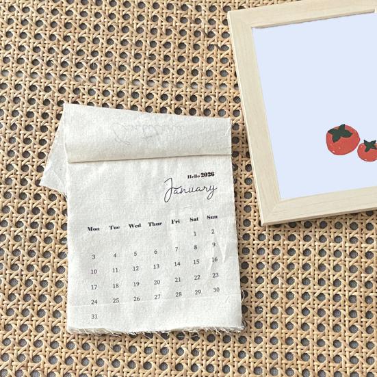 Тканевый настенный календарь 2026 Настенный тканевый календарь Янв. 2026 - Дек.
