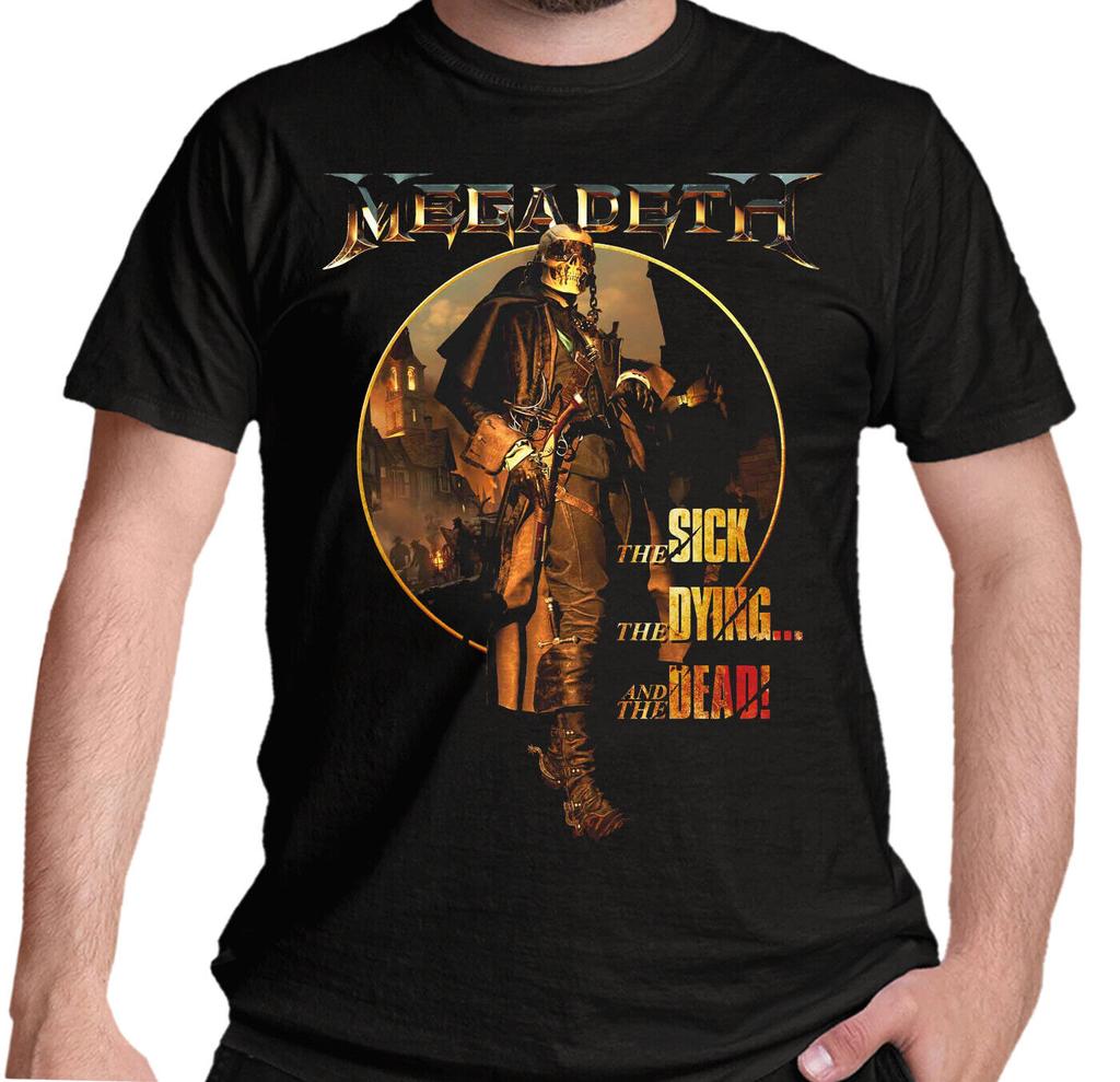 Футболка Megadeth The Sick The Dying and The Dead Новая Официальная Черная