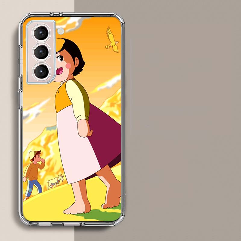 Мультяшный чехол для телефона Heidi для Samsung A17 A56 A36 A26 A16 A55 A35 A25 A15 A05S Galaxy A71 A51 A41 A31 A21S A70 A50 A40 A30 A20S A