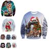 Mens Womens Jumper Animal Cat 3d Print Hoodies Casual Jersey Sweatshirt Pullover