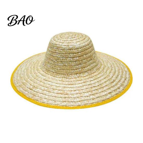 Comfortable Summer Hat Sun Protection Large Straw Hat, Lightweight Breathable Natural Adjustable Strap Wide Brim for Outdoor Work Farm Use