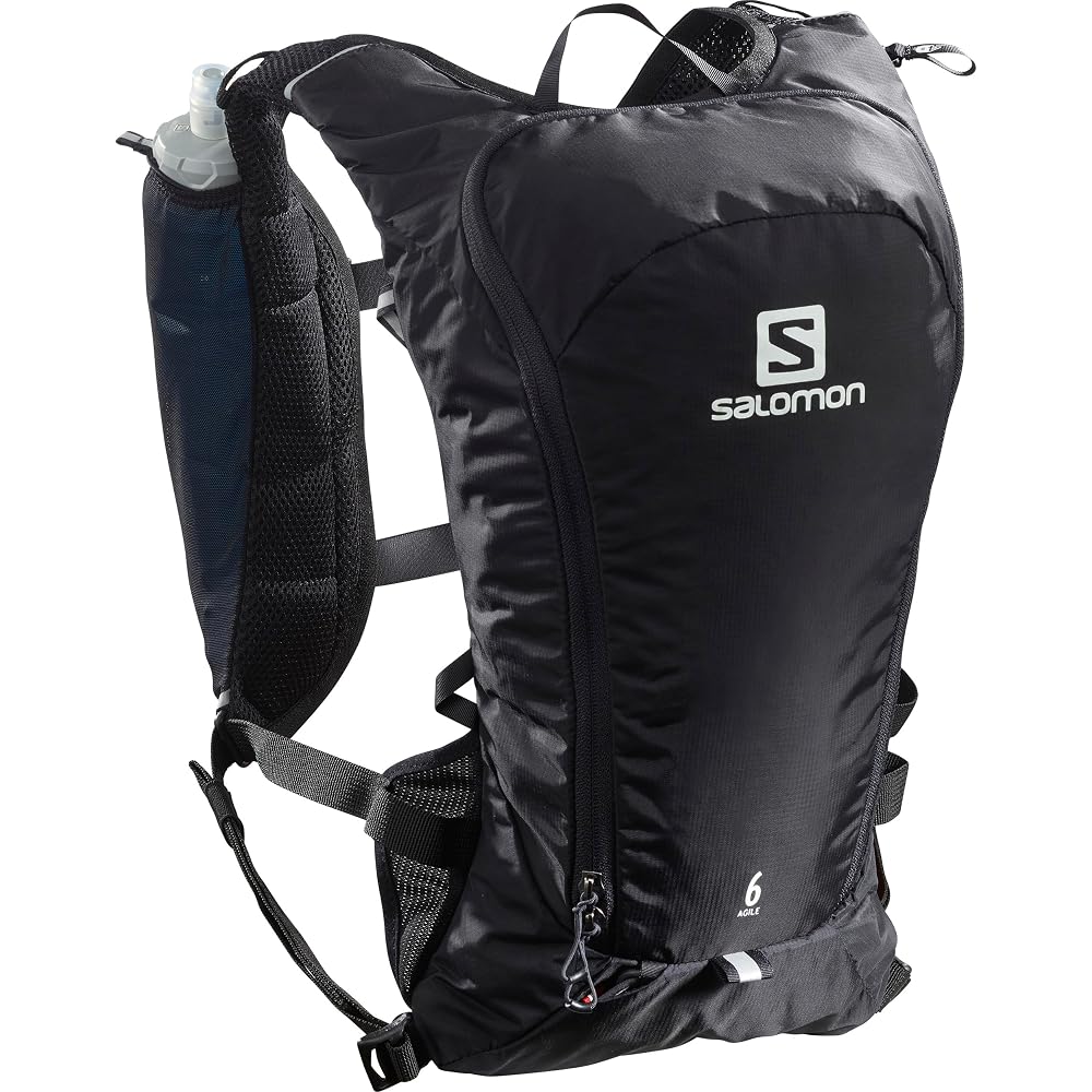 Salomon Agile 6 Hydration Pack Black 6L Lightweight Comfortable Running Gear