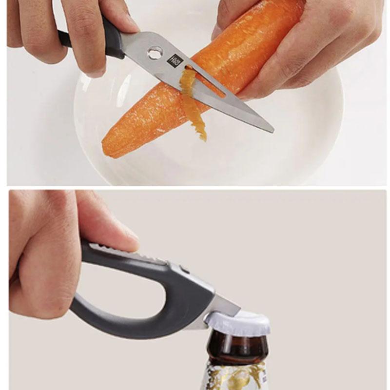 Xiaomi Ножницы Huohou, кухонные острые наборы из нержавеющей стали, нескользящий набор инструментов, ножницы для фруктов, мяса, ножницы для обрезки