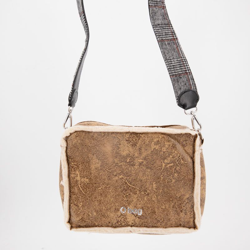 Sac à main bandoulière amovible fausse fourrure Femme O BAG