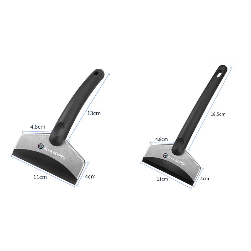 UHNPV1 TFLGX1 Car Snow Shovel Defrosting Ice Scraper Tool Snow Removal For Alfa Romeo Giulia Stelvio Giulietta 156 159 147 Mito Tonale Brera D