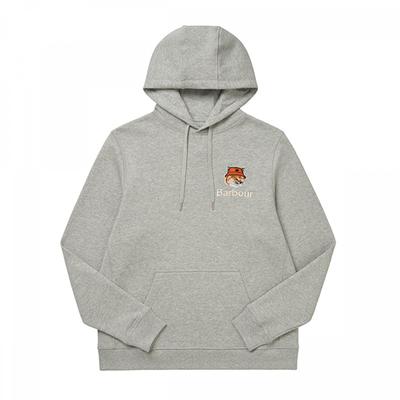 Мужская толстовка Barbour Mol0569 Mol Gy52 Barber X MaiSon KitSune с изображением головы лисы, размер S