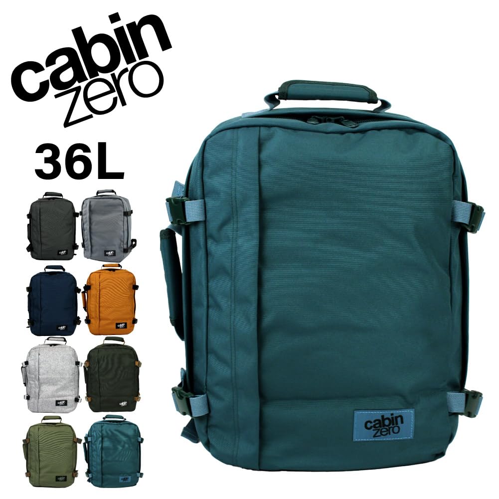 Cabin Zero Backpack, CZ171 0803 ARUBA BLUE Classic 36L Cabin Backpack, Carry-on, Travel, Business Trip, Large Capacity, Authentic, Aruba Blue