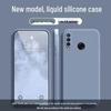 Защитный чехол из жидкого силикона, устойчивый к падениям, для Huawei nova4e: Полное покрытие, Однотонный, Безопасный для кожи.