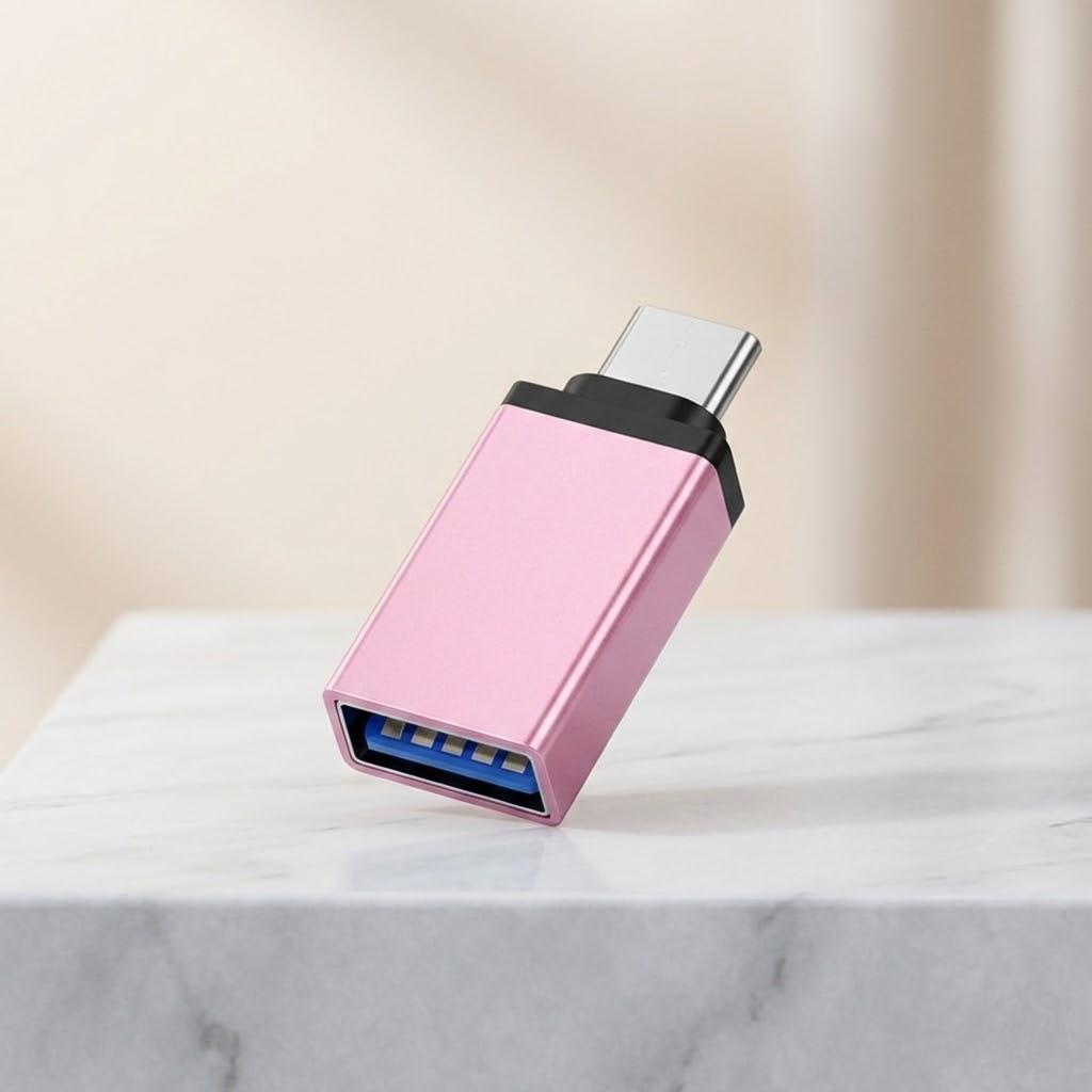Алюминиевый USB C на USB Адаптер Тип C Штекер на USB Разъем Кабель-переходник для Аксессуаров Телефона