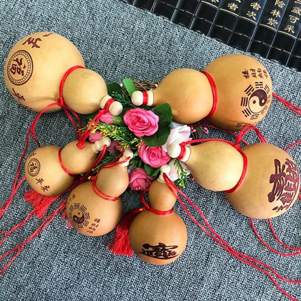 Natural Gourd Crafts Mini Photography Props Arts Collection Dry Gourd Bottle Xmas Gift