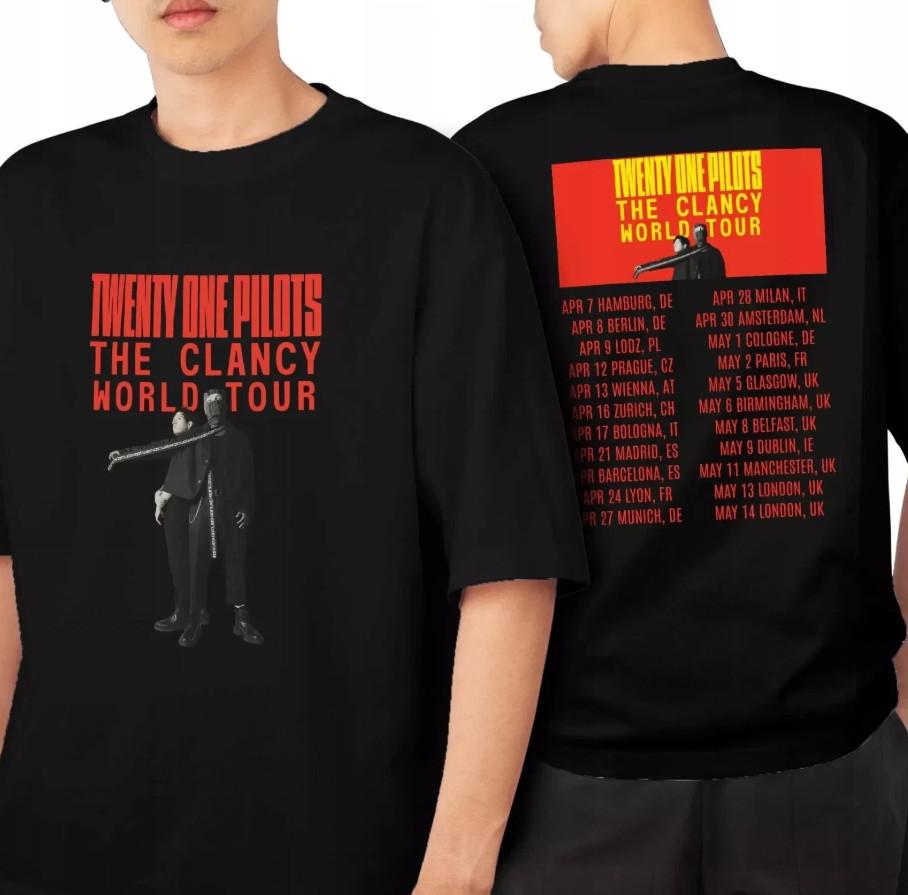 Twenty One Pilots Shirt The Clancy World Tour 2026 T-shirt size S-5XL