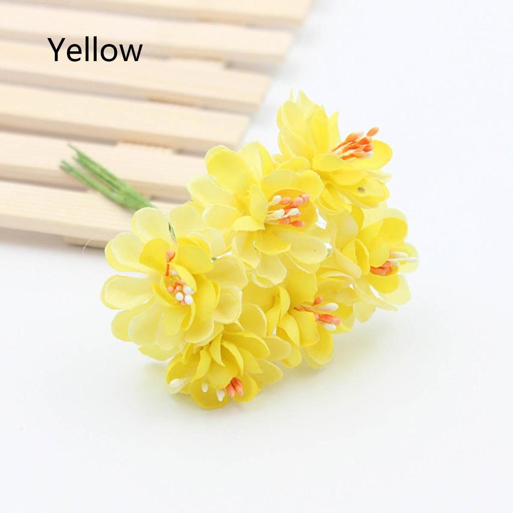 6 шт. шелковый цветок искусственная хризантема Европейский многоцветный букет искусственных цветов свадебное украшение для дома и вечеринки