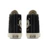Converse Chuck Taylor All Star Высокие вышитые цветочные кеды женские черные разноцветные Egret A01585C