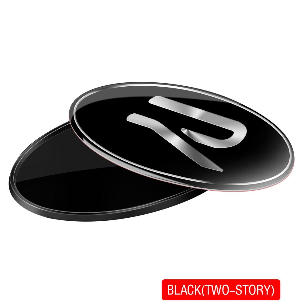 EFG1 1pcs 3D Oval Car Emblem Ellipse Logo Badge Decal Car Sticker For VW New R Jetta GTI Golf Beetle PASSAT MK4 Bora Auto Accessories