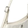 Calvin Klein Элегантная Модная Женская Сумка Через Плечо из Синтетического Материала Среднего Размера Белый Лилия 4F3327G-FUP