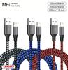 Кабель USB A - Lightning 1M 2M 3M, сертифицированный MFi, для 14 13 12 11 X XR Pro Max, кабель для быстрой зарядки, зарядное устройство, провод для передачи данных