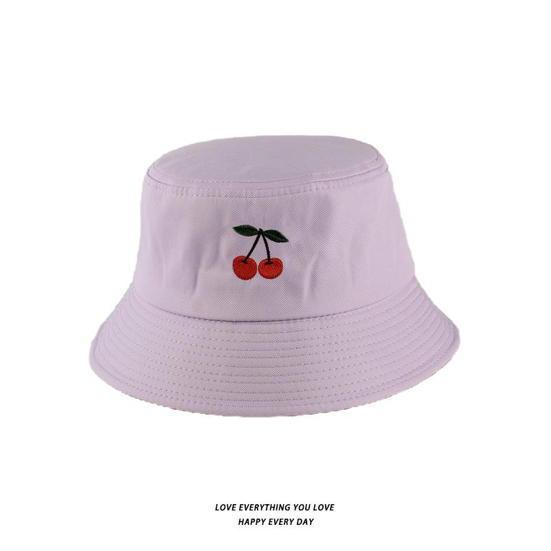 Bucket Hats Men And Women Skull Embroidered Fisherman Hat, Single-Sided Black Street Fashion Foldable Sunhat