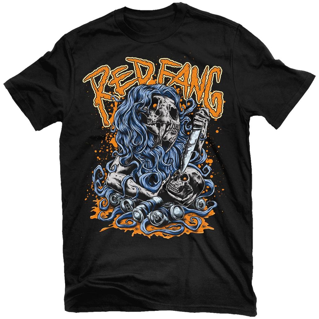 Pirate  Red Fang Rock Band Graphic Tee  Cotton Round Neck Casual Unisex Tshirt Summer Top