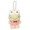 K Company Sanrio Characters Fluffy Series Ball Chain Mascot Kerokerokeroppi (Vintage Retro) SAV-FBM-KR