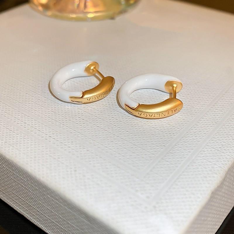 Серьги Love с геометрическим рисунком, простые серьги с цветами, модные серьги с темпераментом, элитные серьги, подарки