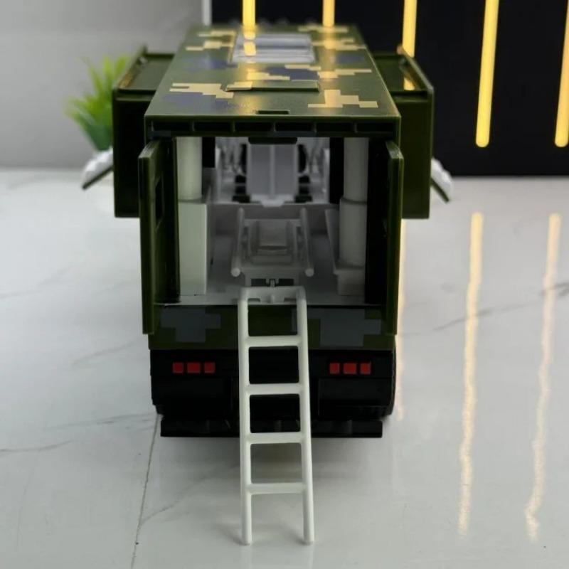 1/32 литье под давлением военный многофункциональный автомобиль медицинский звук и свет Mainan Pullback Car мальчик подарок