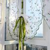 1 шт., оконная ширма для спальни, полиэстеровая плавающая занавеска, занавеска на окно, занавеска для ванной комнаты в пасторальном стиле