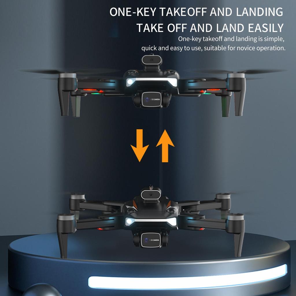 GPS-дрон с дистанционным управлением и двойной камерой. Складной безголовый дрон 8K с функцией предотвращения препятствий. Оптическое позиционирование потока. Фотография с помощью жестов.