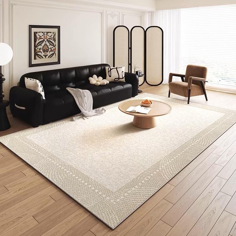 Французский ковер для гостиной с ворсом для домашнего хозяйства, нескользящий и устойчивый к грязи ковер для украшения спальни, коврик для кровати