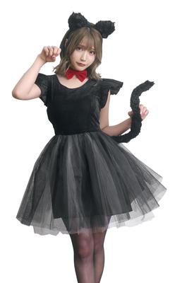 Clearstone Косплей Хэллоуин Petit Chat Noir Черный Кот Черный Женский