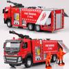 1/50 электрическая пожарно-спасательная машина с лестницей, игрушками со светом и музыкой для детей