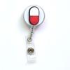 Medical Treatment Retractable Keychain Badge Reel Clip ID Card Badge Holder Doctor Nurse Clip