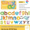 Magnetic Alphabet & Animal Puzzle Board with Numbers and Vehicles for Kids