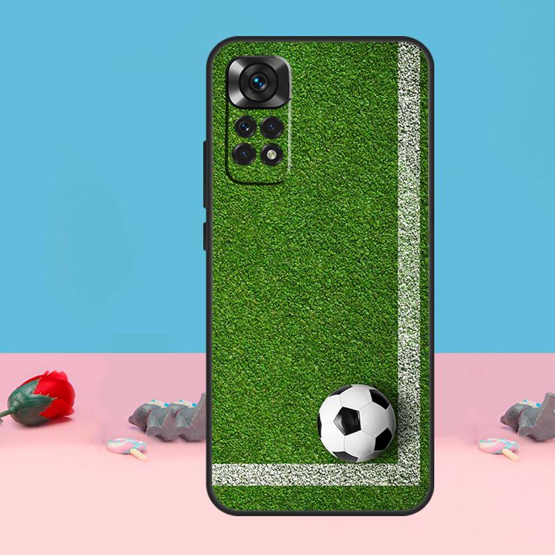 Чехол для телефона Xiaomi Redmi Note 12 10 11 13 14 Pro 11S 12S с изображением футбольного мяча Для Redmi 15C 13C 12C 10C 14C 15